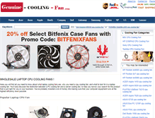 Tablet Screenshot of genuine-cooling-fan.com